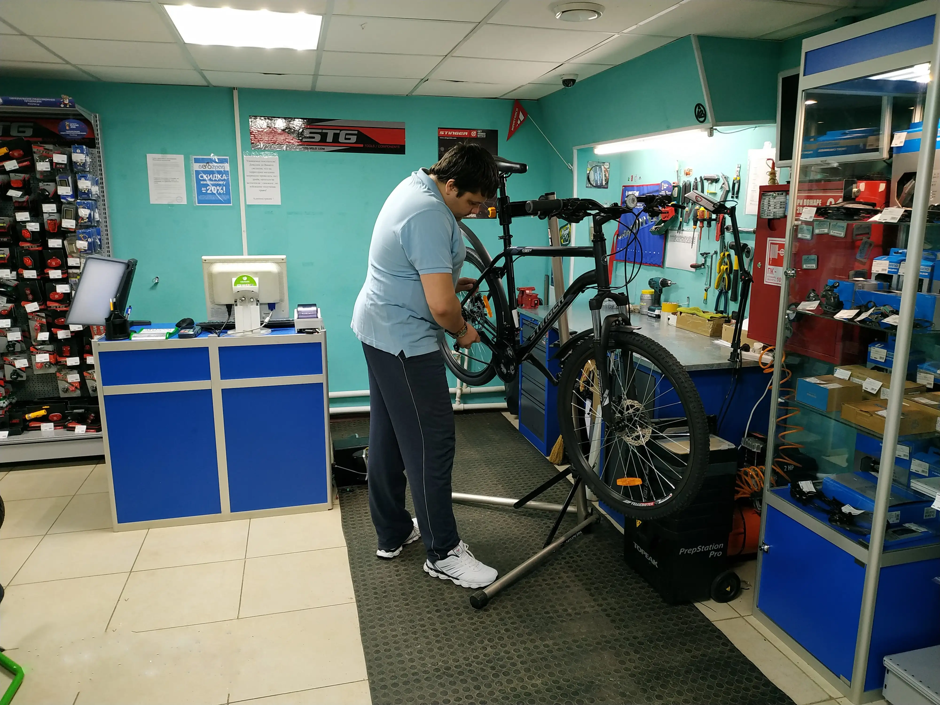 Фото нашего велосервиса