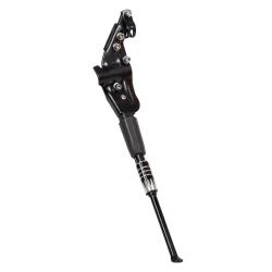 Подножка алюминиевая универсальная HX-Y13-33 black 26"-29", на 2 пера - фото