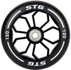Колесо STG Х105168, PU 120mm для трюковых самокатов с алюминиевым ободом 1шт - фото