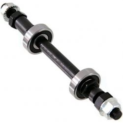 Ось TBS велосипедная задняя, 170 мм, под гайки - фото