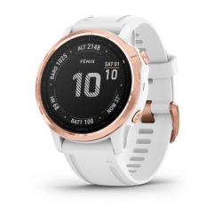Часы GARMIN Fenix 6S Pro (Rose Gold/White Band) - фото