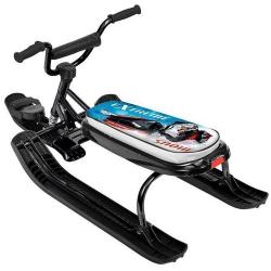 Снегокат Ника-Nika СНД1/Г2, Гонки, черный каркас - фото