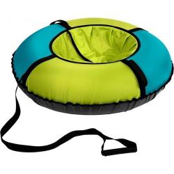 Тюбинг 80см ТБЭ-80/Б2, Лимонно-бирюзовый - фото