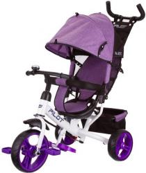 Велосипед трехколесный Pilot PT3, с ручкой управления - фото