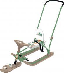 Снегокат Nika Kids "Twiny 2+", TW2+/Ж, с жирафиком - фото