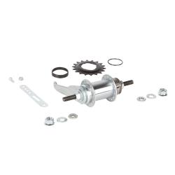 Задняя втулка ножным тормозом Falcon под 28 спиц, хром - фото