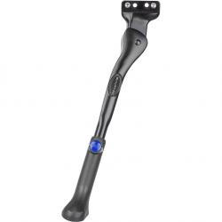 Подножка велосипедная M-Wave, алюминий, 24-29", регулируемая, одноперьевая, совместима с E-Bike, черный, 5-430925 - фото