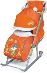 Санки-коляска "Ника детям 6" Мышонок на санках НД6 - фото