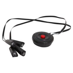 Фонарь велосипедный STG на шлем JY-389, 4 светодиода, 4 функции, батарея: CR2032*1 (в комплекте) - фото