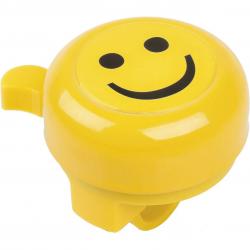 Звонок M-Wave Bella 3D "Smile", сталь/пластик, D=55мм, желтый (на блистере), 5-420123 - фото