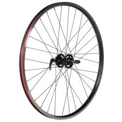 Колесо 26" заднее 32 спицы двойной обод втулка SF A22R - фото