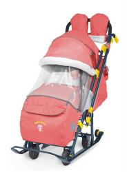 Коляска комбинированная "Ника Детям" НД 7-7, красный - фото