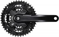 Система шатунов Shimano Altus M351, 175 мм, квадрат, 44/32/22, 9 ск. - фото