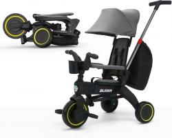 Велосипед трехколесный Slider Eva IT1089, складной, с ручкой управления - фото