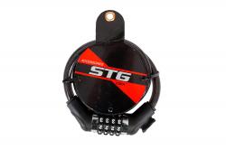 Замок, трос спиральный, кодовый диам.12х120см - фото