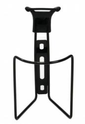 Флягодержатель стальной , без  болтов, черный - фото