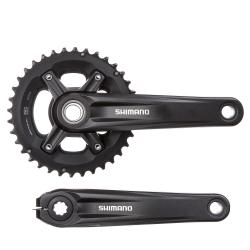Система Shimano MT500, 170мм, ин.вал, 36/26T, 10 ск., черн. - фото