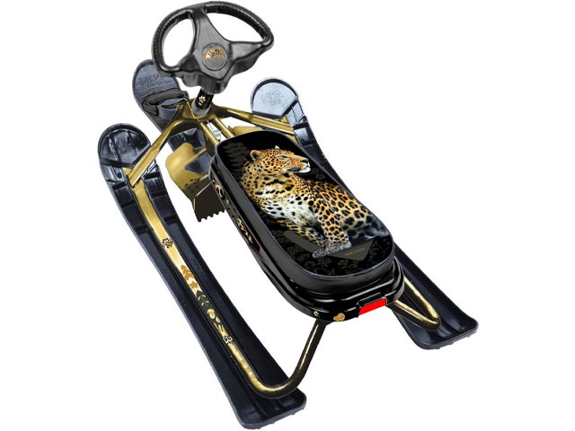 Снегокат Ника-кросс СНК/Л2 с леопардом