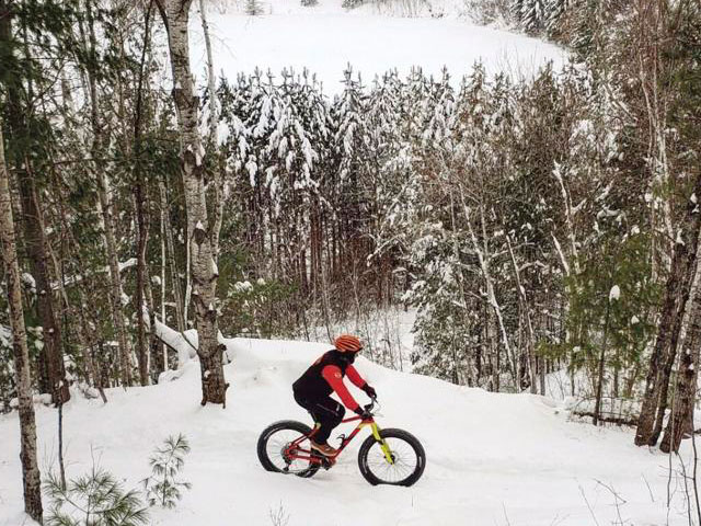 Езда зимой на велосипеде