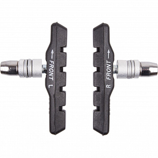 Тормозные колодки M-Wave с крепежом, ассимметрчные, 72 мм, для стальных и алюминиевых ободов, 5-361020 - фото