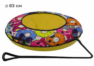 Тюбинг-ватрушка Тяни-Толкай 83см ОКСФОРД DONUT (С камерой), ТТ.002VR26 - фото