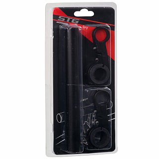 Крепление для фонарей STGBC-B800  на руль алюмин. - фото