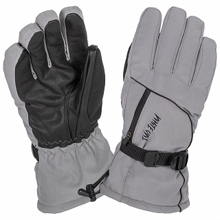 Перчатки зимние White Owl 09-1550, утепленные, с кормашком, затяжкой в кисти и резинками в манжетах - фото