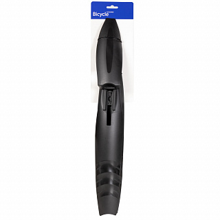 Комплект крыльев Bike Parts PM-35, 26-28", пластик, черный - фото