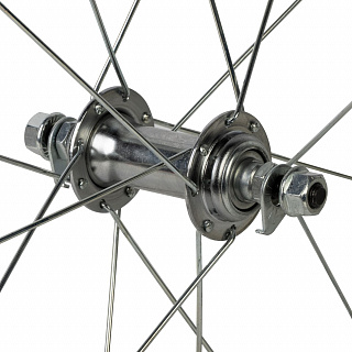 Колесо переднее 16" одинарный обод 20 спиц - фото