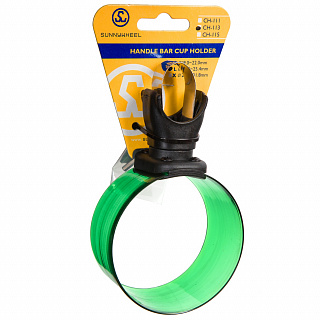 Подстаканник Sunnywheel, модель SW-CH-113, крепление на руль, зеленый - фото