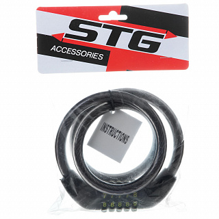 Замок STG, трос спиральный,кодовый диам.12х95см - фото