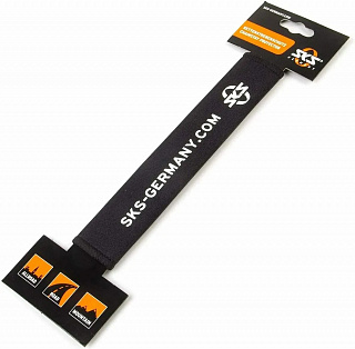 Защита пера 0-10994 Chainstay protector SKS-10994 лайкра/неопрен. на липучке 210х110мм черная - фото