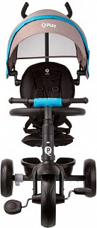 Велосипед трехколесный QPlay Star Eva, с ручкой управления - фото