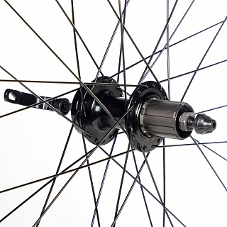 Колесо 27,5" заднее 32 спицы двойной обод - фото