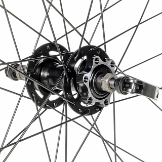 Колесо 26" заднее 32 спицы двойной обод втулка SF A22R - фото