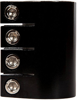 Зажим STG Х105160, 31.8мм для рулей самокатов диаметром 28,6-31,8 мм, с болтами и проставкой - фото