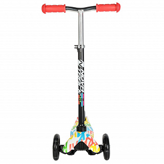 Кикборд Novatrack Disco-kids Graffiti (2024) - фото