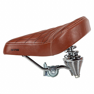 Седло STG YBT-8045, коричневый - фото