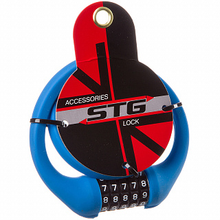 Велозамок STG TY4538 кодовый 12мм х 60см - фото