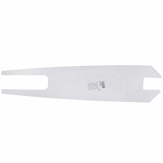 Шкурка-накладка на деку городского самоката Novatrack Polis 230 Plastic, 54см*13см, синяя - фото