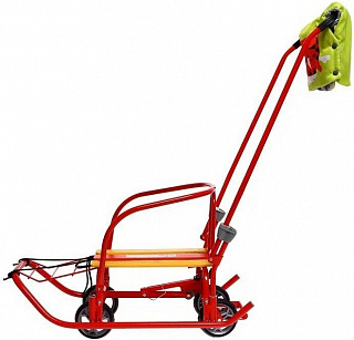 Санки детские Ника "Ветерок 7 универсал" с рукавичками - фото