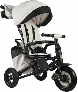 Велосипед трехколесный QPlay Nova Plus, с ручкой управления - фото