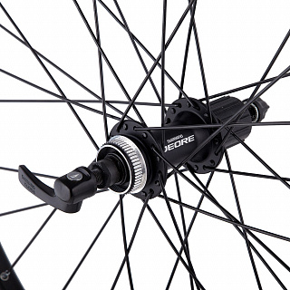 Колесо 26" заднее(без резины), двустенный пистонированный алюм.обод 32 отв. - фото