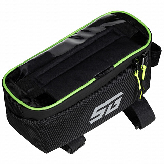 Велосумка на раму STG модель FB-016, с отделением для телефона, 20х11х9 см - фото