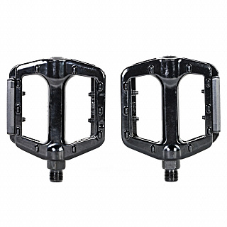 Педали STG FP-925, платформа, алюм, ось 9/16", насып. подшип., черные - фото