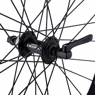 Колесо 26" переднее двойной обод 32 спицы (пист.) - фото