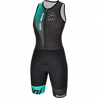 Трисьют без рукавов женский Santini Ikaika-Ironman Women's NS Trisuit - фото