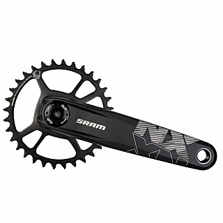 Шатуны SRAM NX Eagle, DUB, Boost, 34T, 175mm, черный - фото